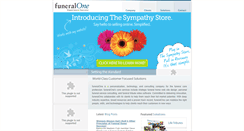 Desktop Screenshot of funeralone.com