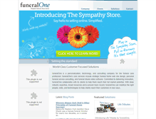Tablet Screenshot of funeralone.com